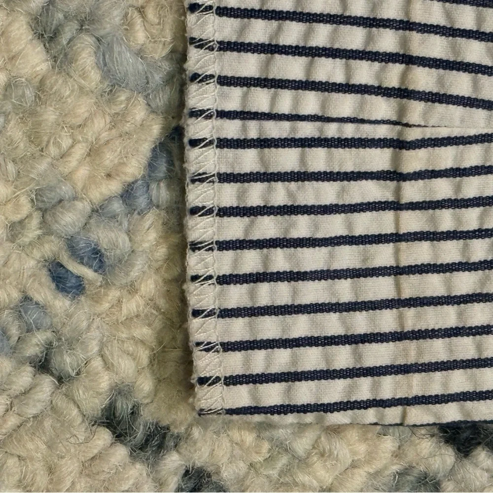 J Crew City Fit Seersucker Striped Flare Pants, Size 6 - Picture 10 of 16